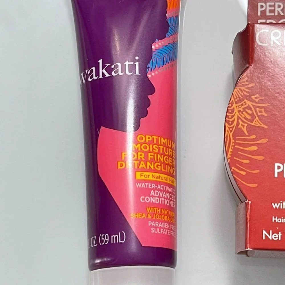 Wakati Detangler Creme Of Nature Perfect Edges Aunt Jackies Curl Boss Gel Bundle